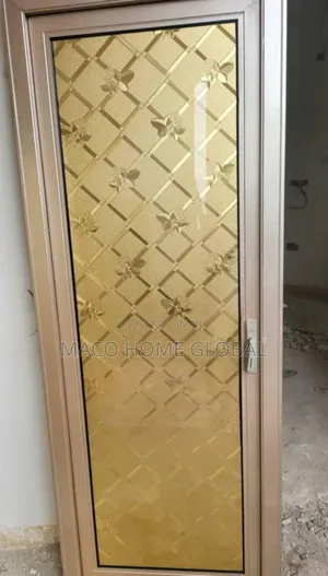 750; Size Aluminum Tampered Full Glass Gold Gold