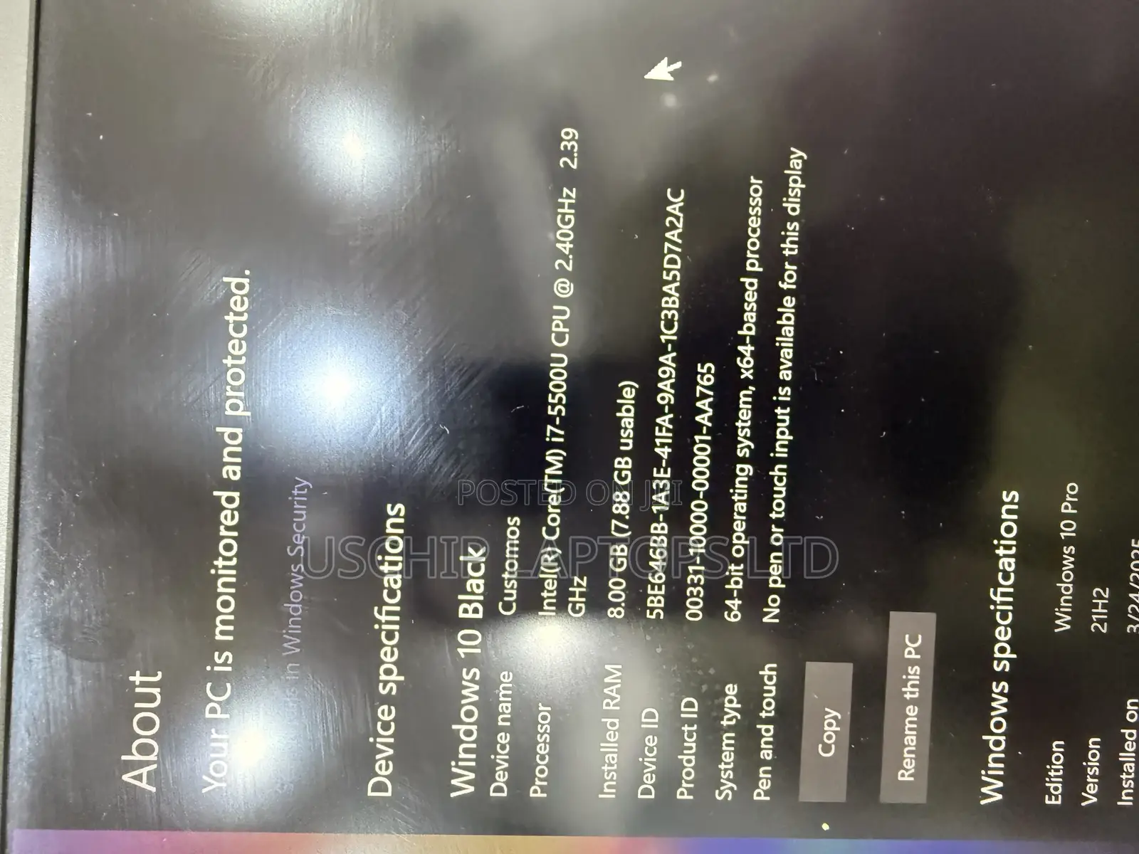Laptop Lenovo ThinkPad W541 8GB Intel Core i7 SSD 500GB