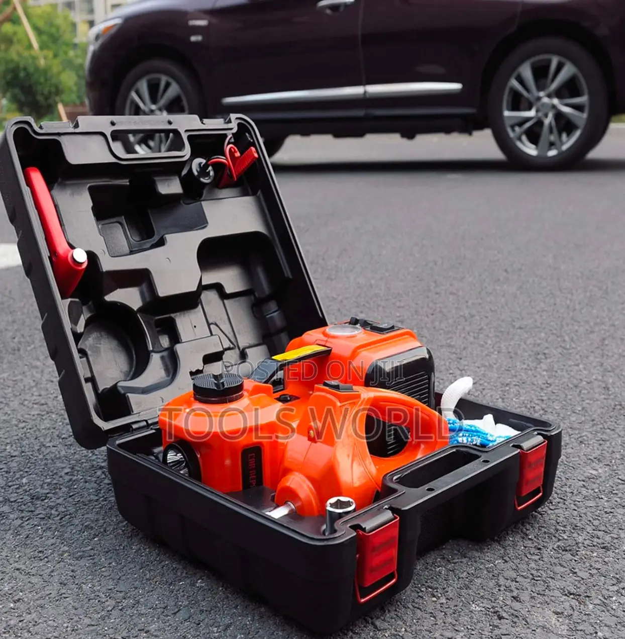 Multi-Function Electric Car Jack Kit – Change Strong Tires Fast Safe