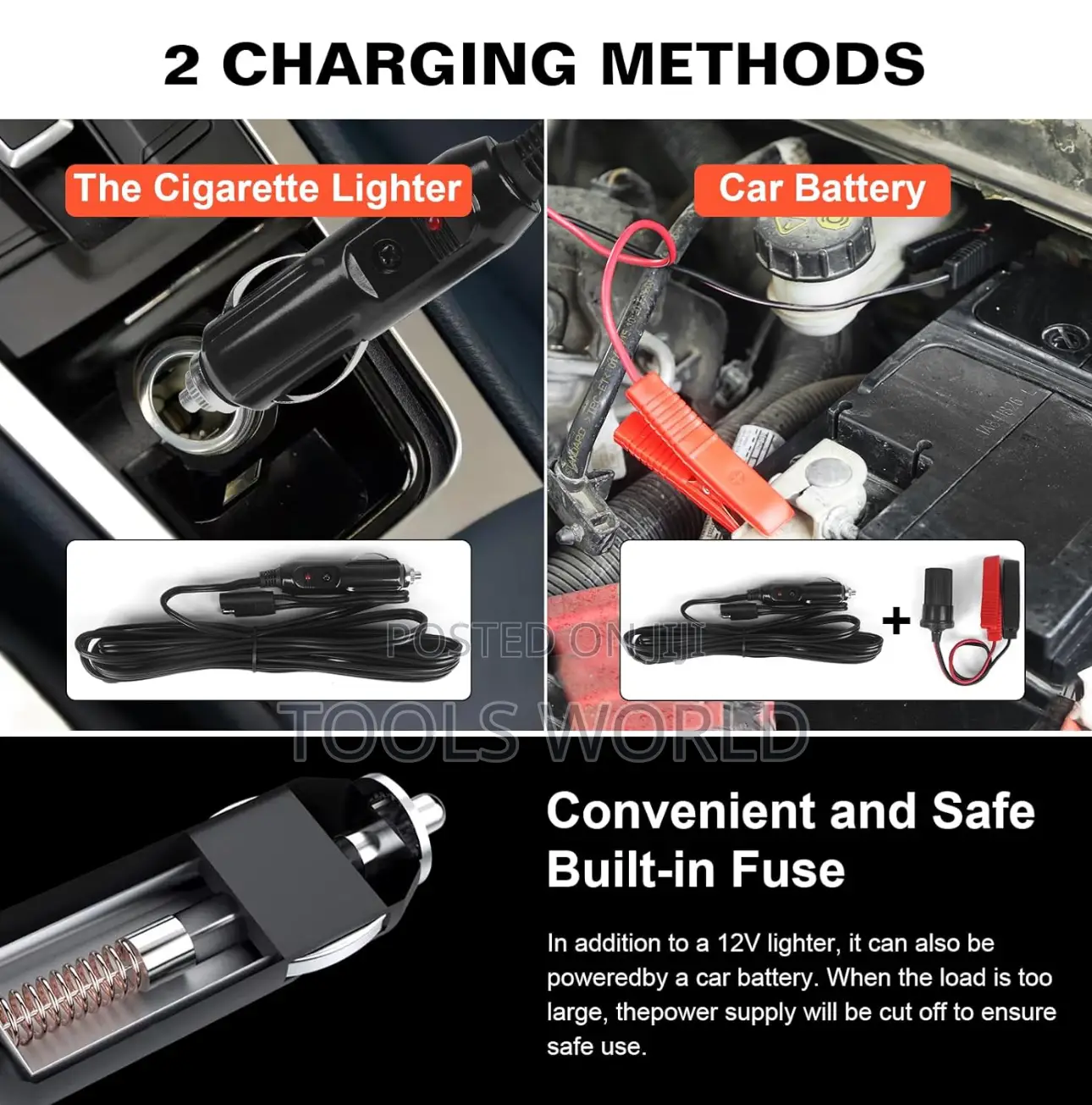Multi-Function Electric Car Jack Kit – Change Strong Tires Fast Safe