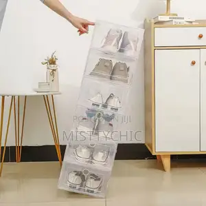 Transparent Plastic Shoes Case Thickened