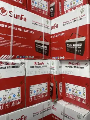 120ah 12v Sunfit Solar Gel Battery Available In Stock.