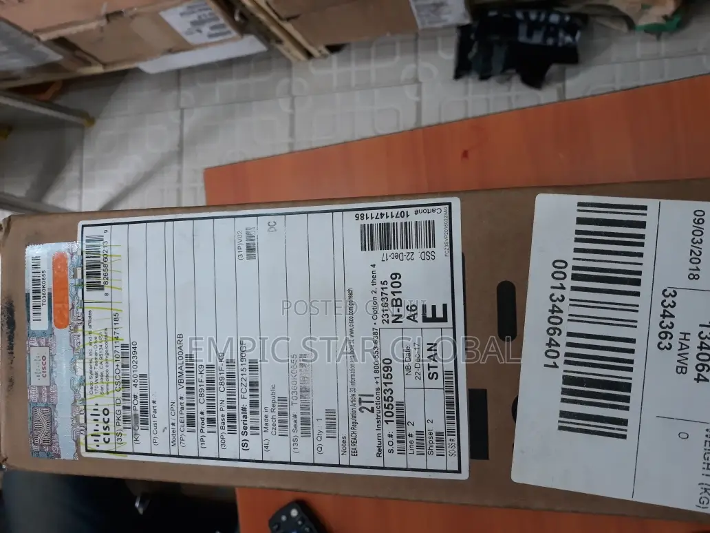 Cisco C891f- Integrated Services Router