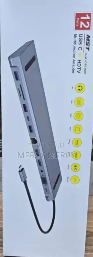 12 Port Usb Type C Multifunction Adaptor
