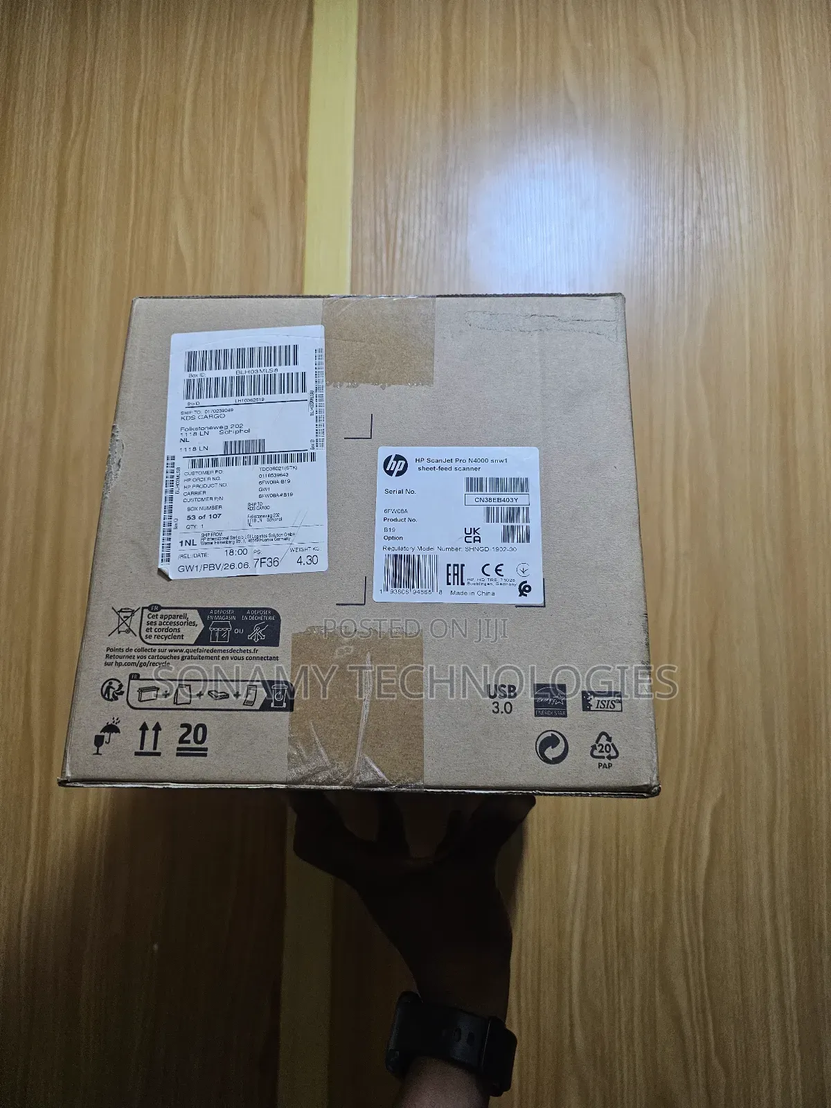 Hp Scanner Pro N4000snw 1
