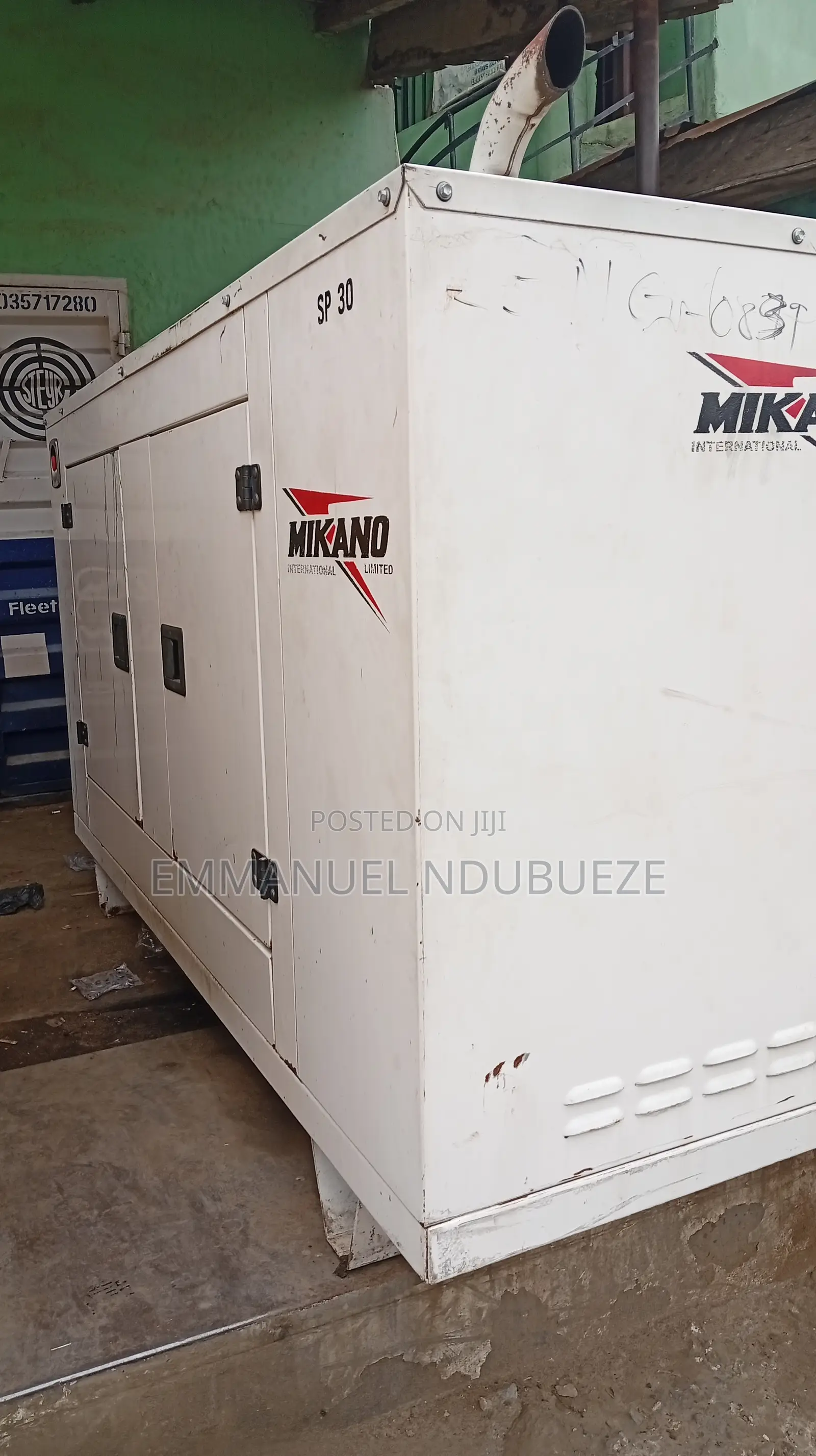 30kva Perkins Soundproof Generator Almost New