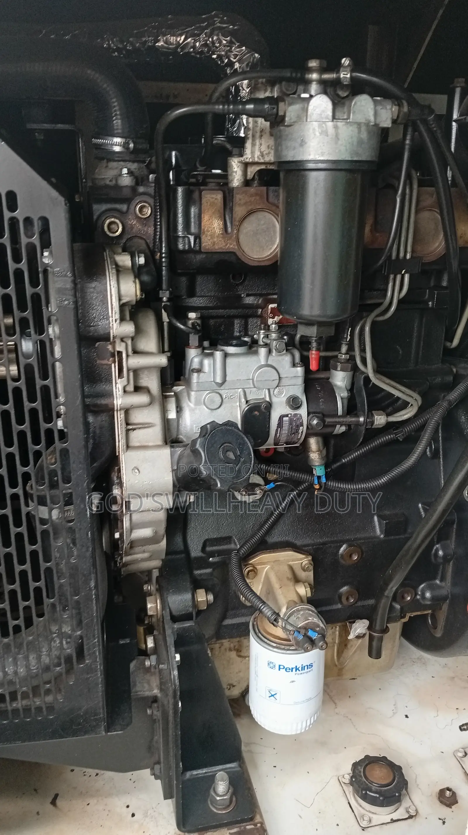30kva Perkins Soundproof Generator Almost New