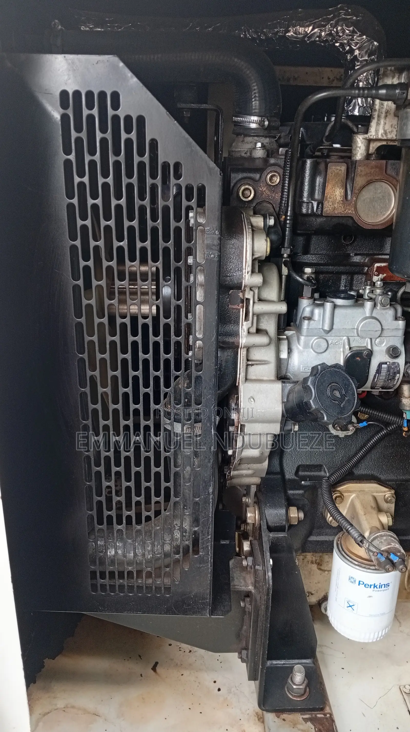 30kva Perkins Soundproof Generator Almost New