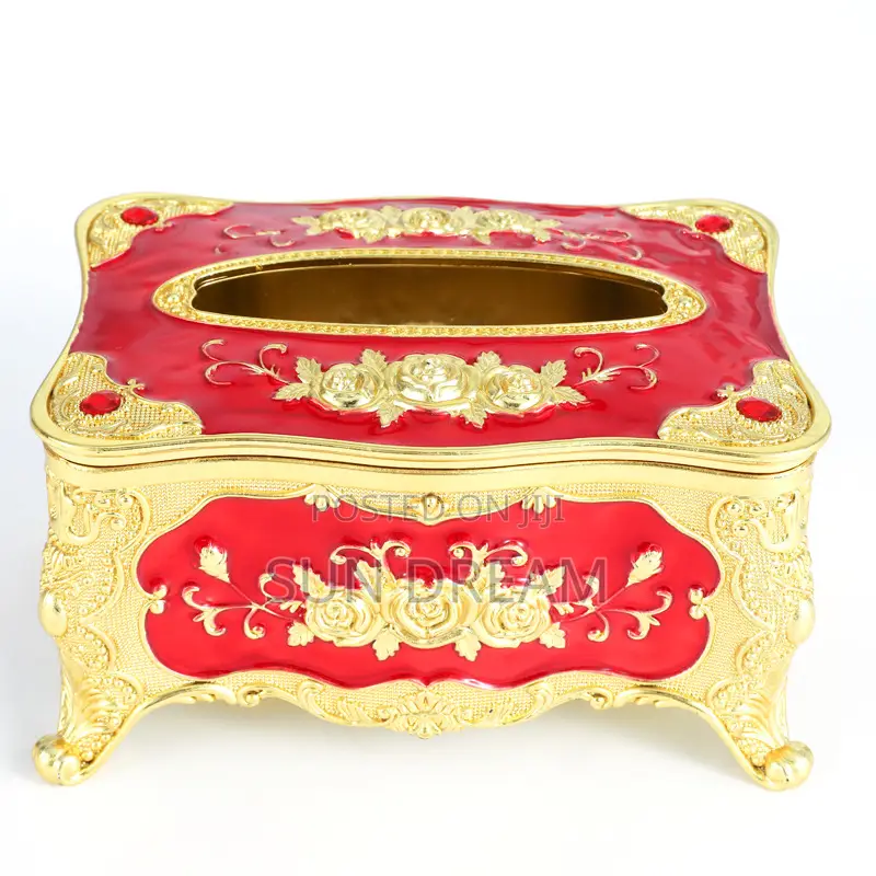 Luxury European Blue Tissue Box