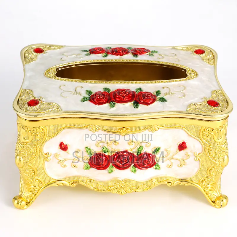 Luxury European Blue Tissue Box