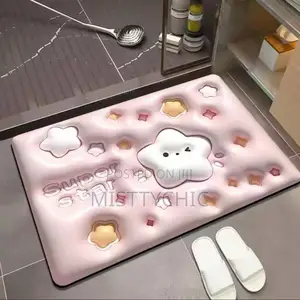 Bathroom Mats Non-Slip Water-Absorbent