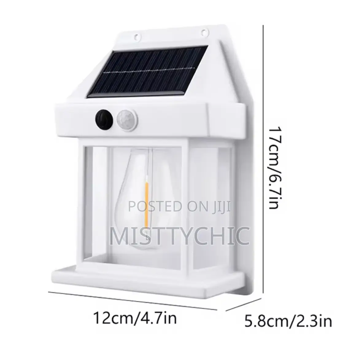 Solar Wall Light Outdoor Sconce Motion Sensor