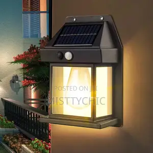 Solar Wall Light Outdoor Sconce Motion Sensor