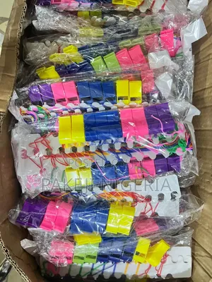 18pcs Plastic Whistle for Sports, Party, or Emergency. Colours