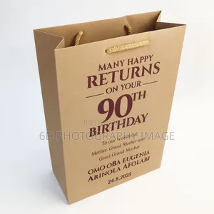 100pieces of A4 Customize Brown Paper Bag