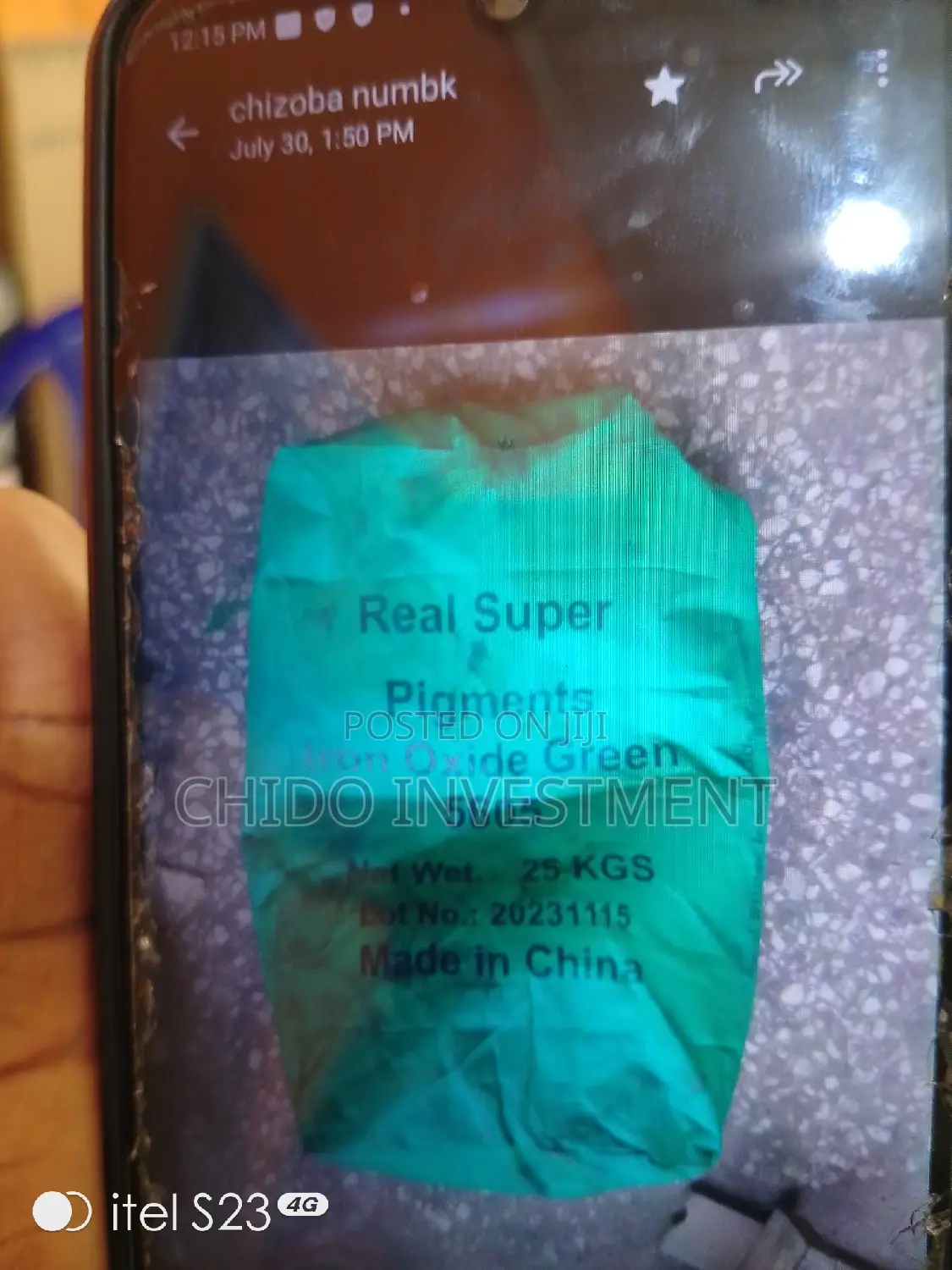 Real Super Pigment Green Color