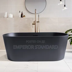Matte Black Luxury Bathtub