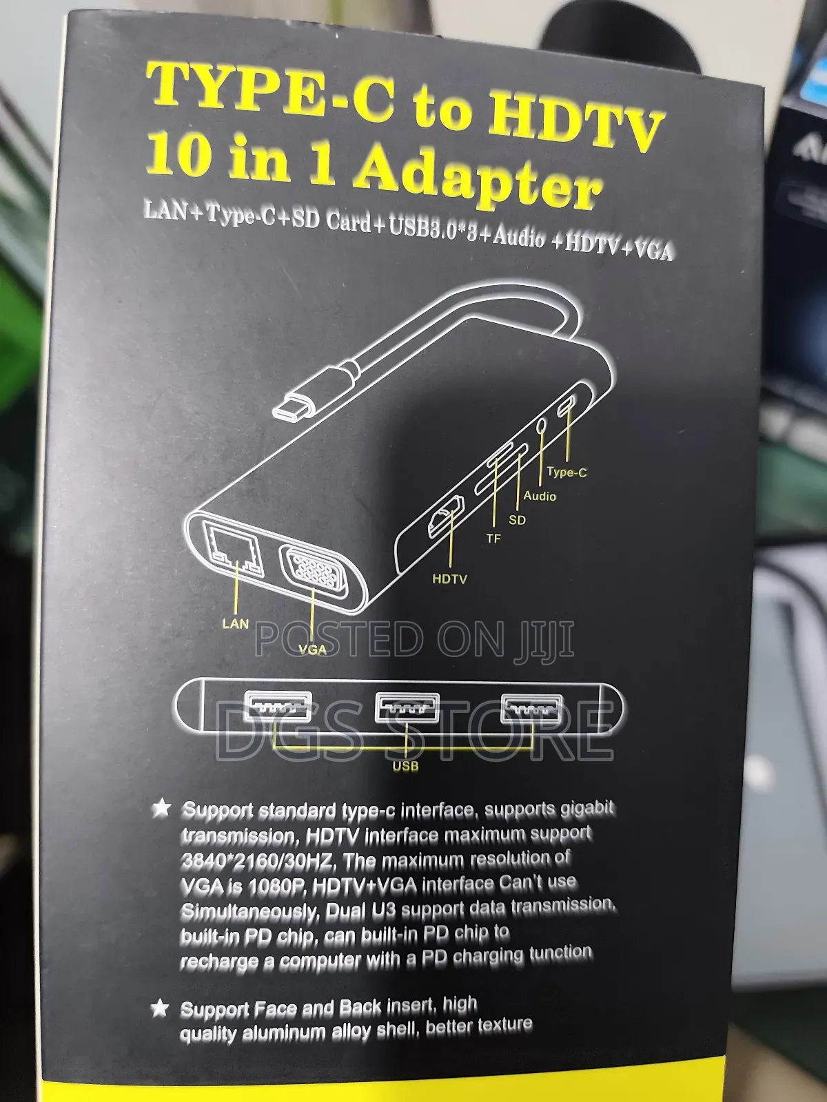 Type C to HDTV 10in1 Hub