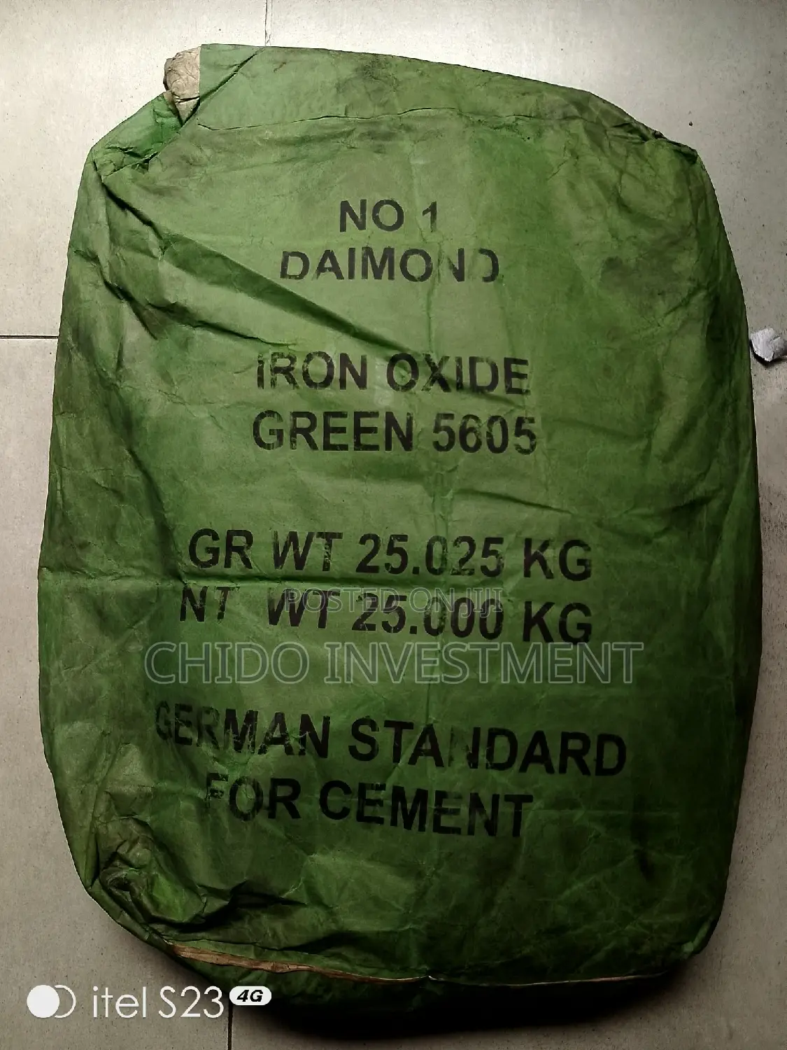 Diamond Pigment Cement Iron Oxide