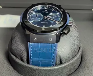 Hublot Chronograph Blue Dial Wristwatch