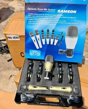 Samson Dk707 7-Piece Drum Microphone Kit.