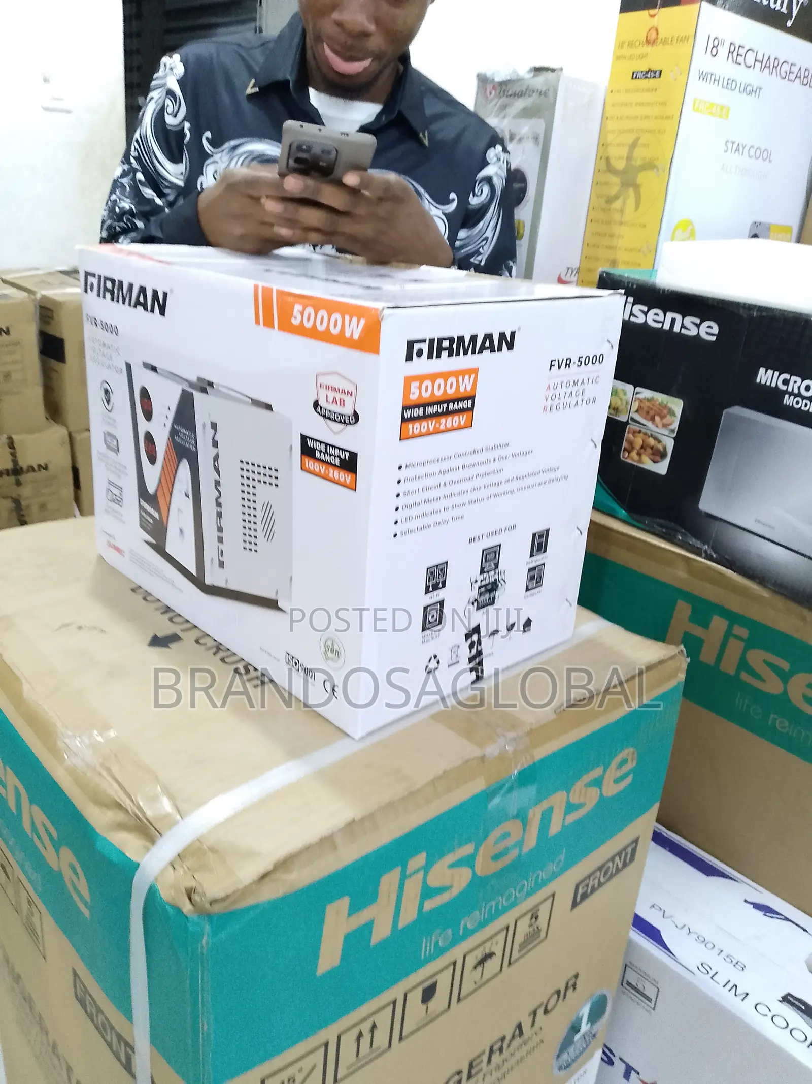 Firman Voltage Regulator-FVR 5000watts