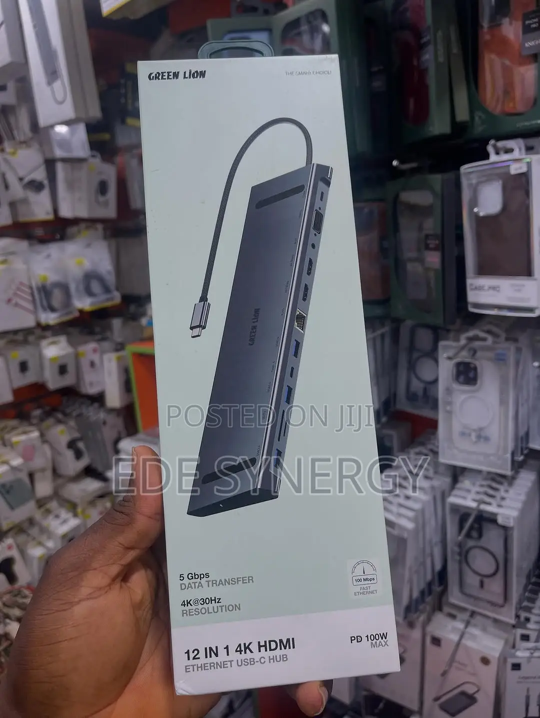 12 in 1 Hdmi Ethernet Usb-C Hub