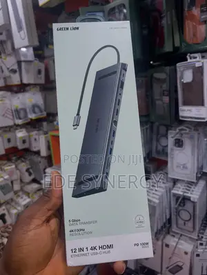 12 in 1 Hdmi Ethernet Usb-C Hub