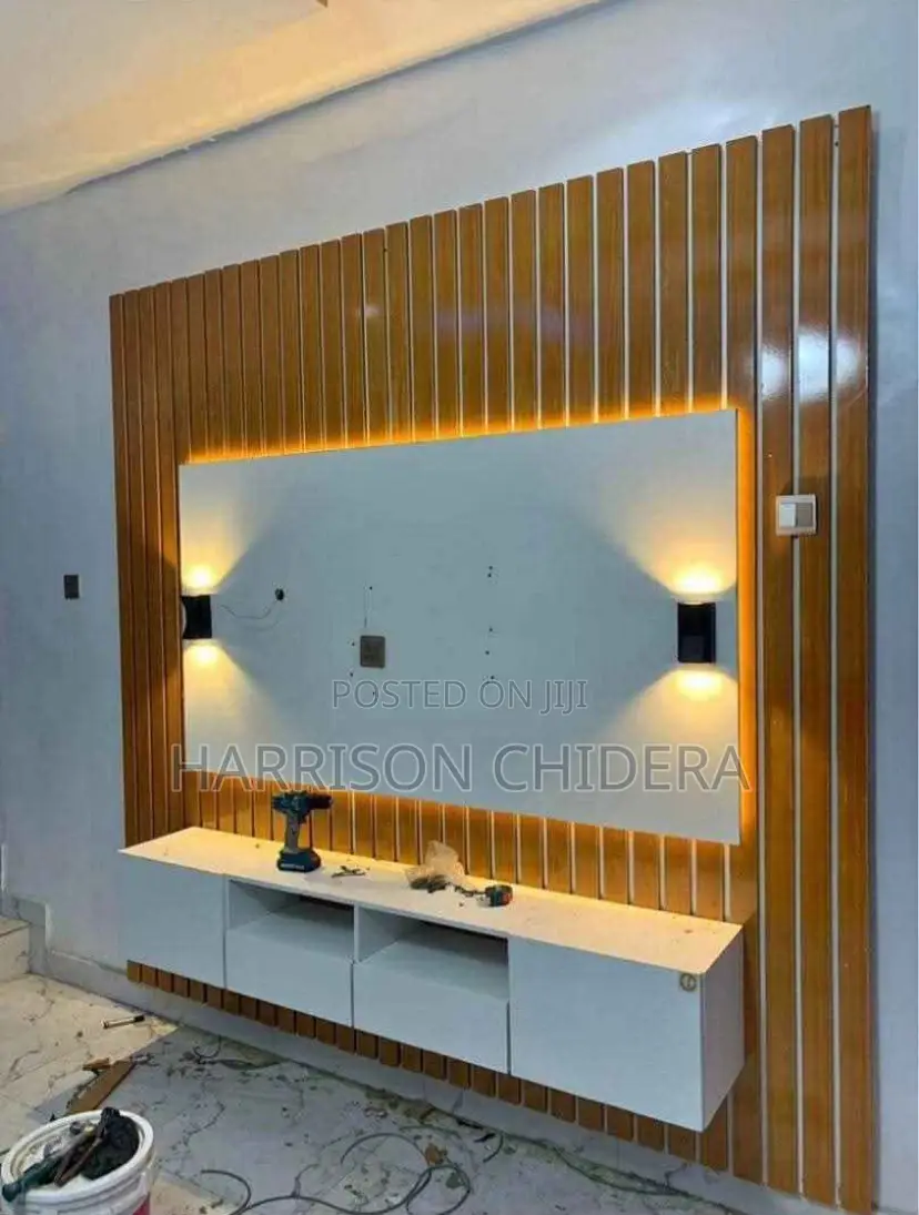 Flutted Panel Design Tv Console