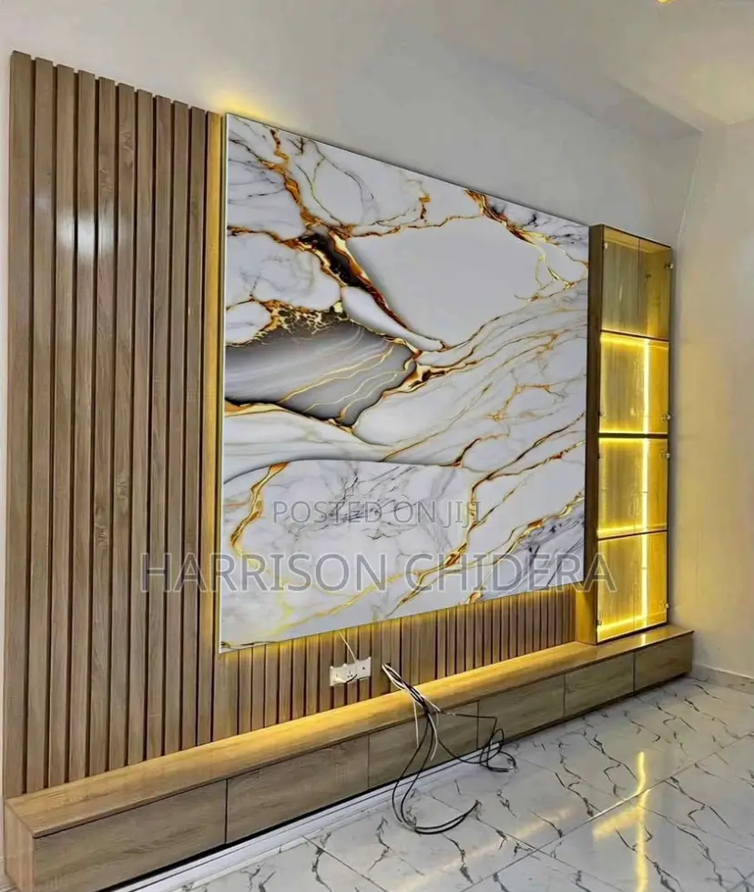 Flutted Panel Design Tv Console
