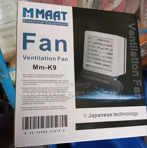 M.Maat 9" Ventilation Wall Fan With Cover