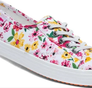 Usa Rocket Dog Chow Chow Womens White Canvas Shoe