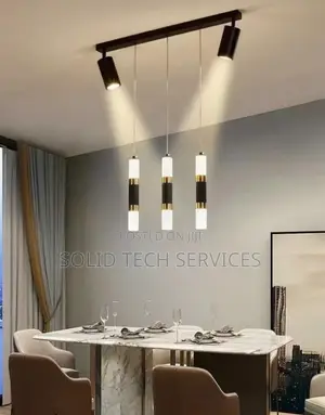 3 Drops Pendant Lights With 2 Tracklights