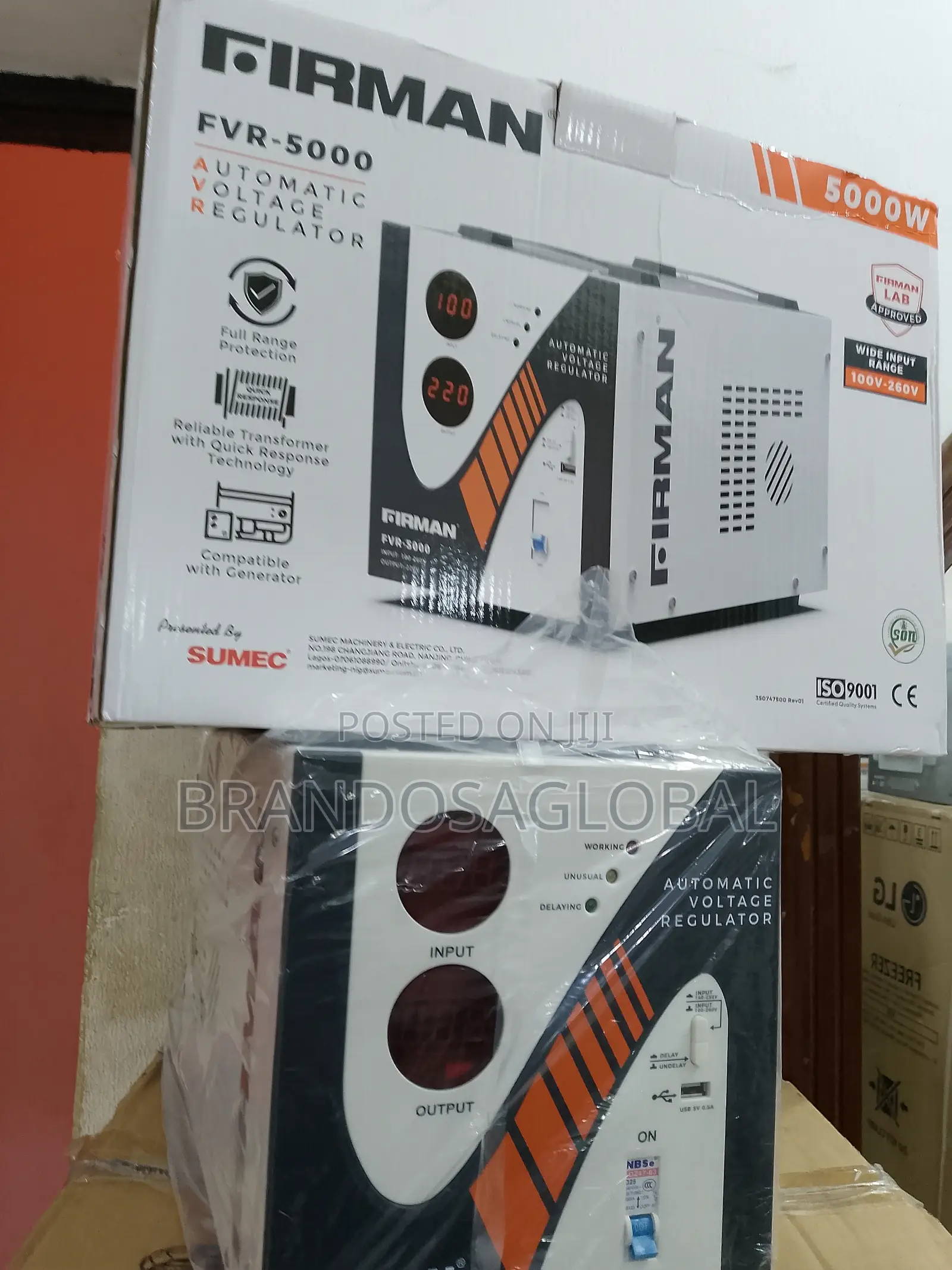 High Quality Firman 5000watts Stabilizer