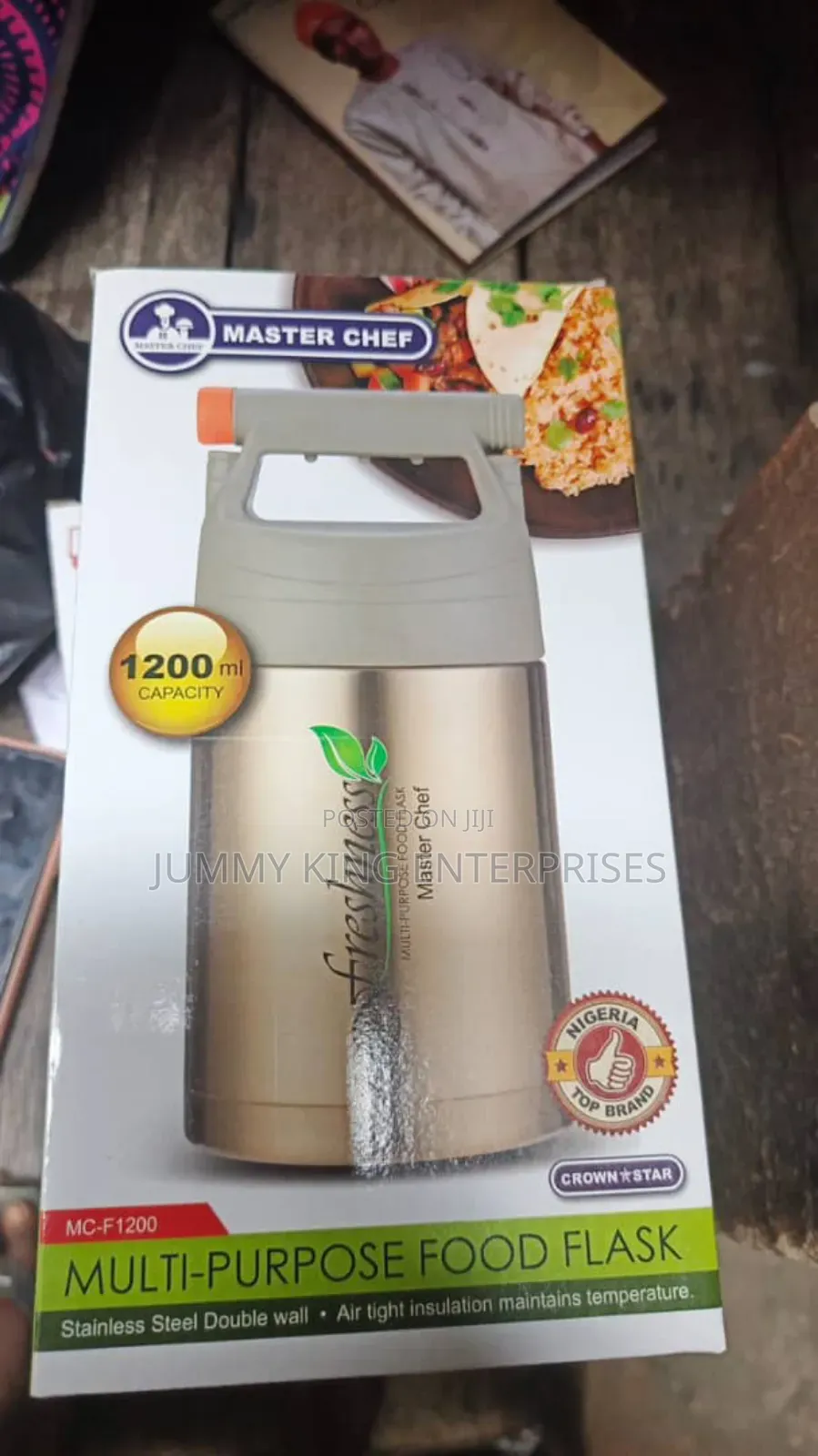 Master Chef Multi-Purpose Vacuum Food Flask 1200ml