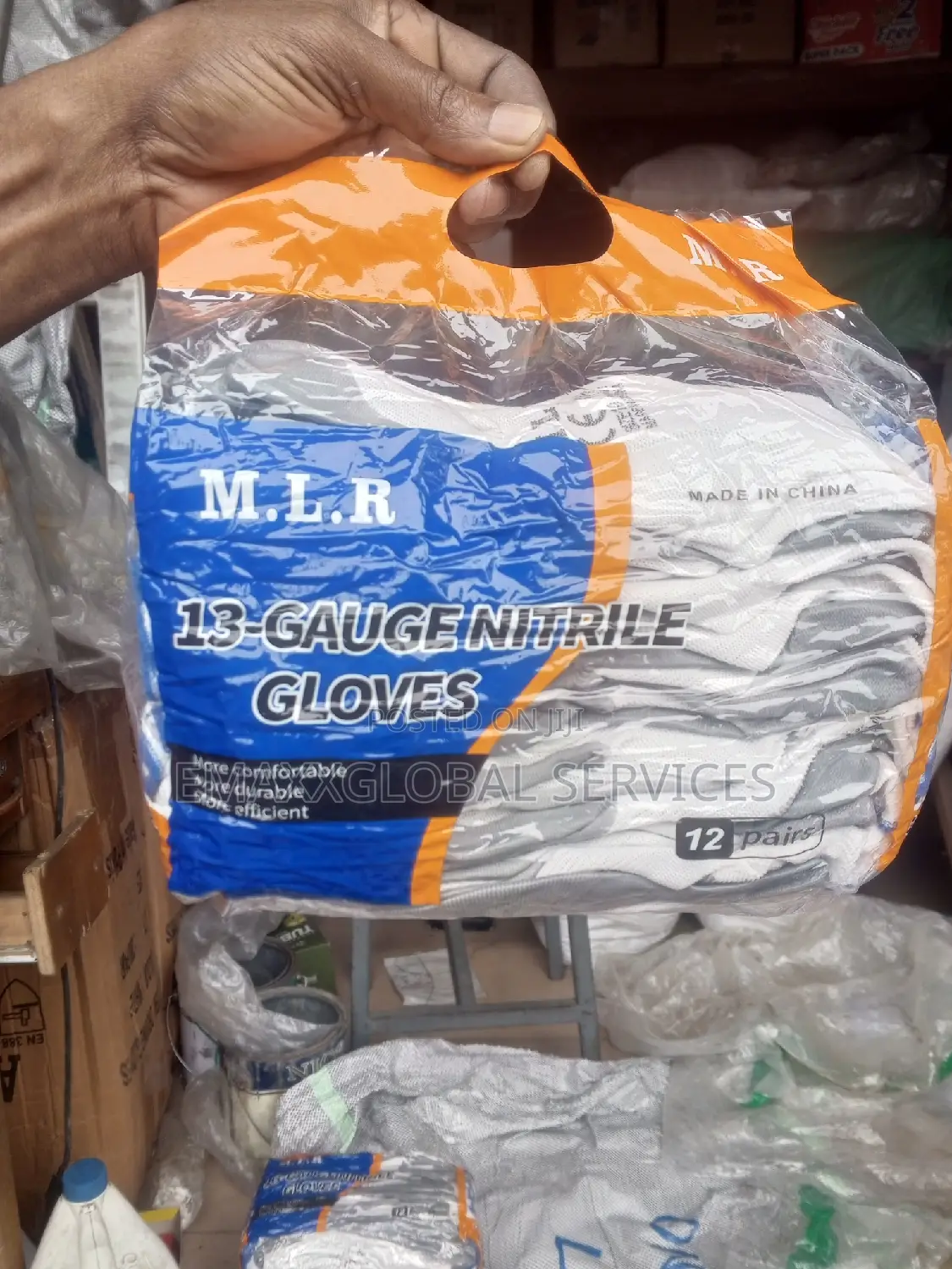 Foreign 13 Guage Nitre Coated Glove