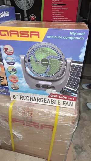 Rechargeable Fan 8inches for Homes/ Offices/ Companies/ Business Plac