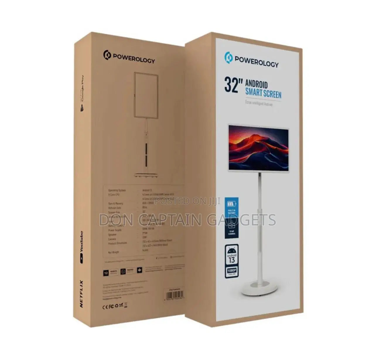Powerology 32” Android Smart Screen