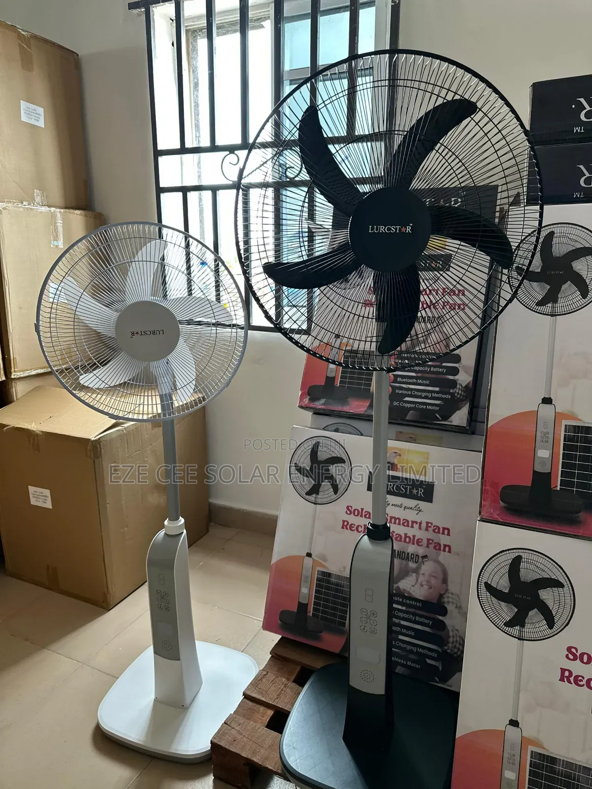 Ac/Dc Rechargeable Smart Standing Fan