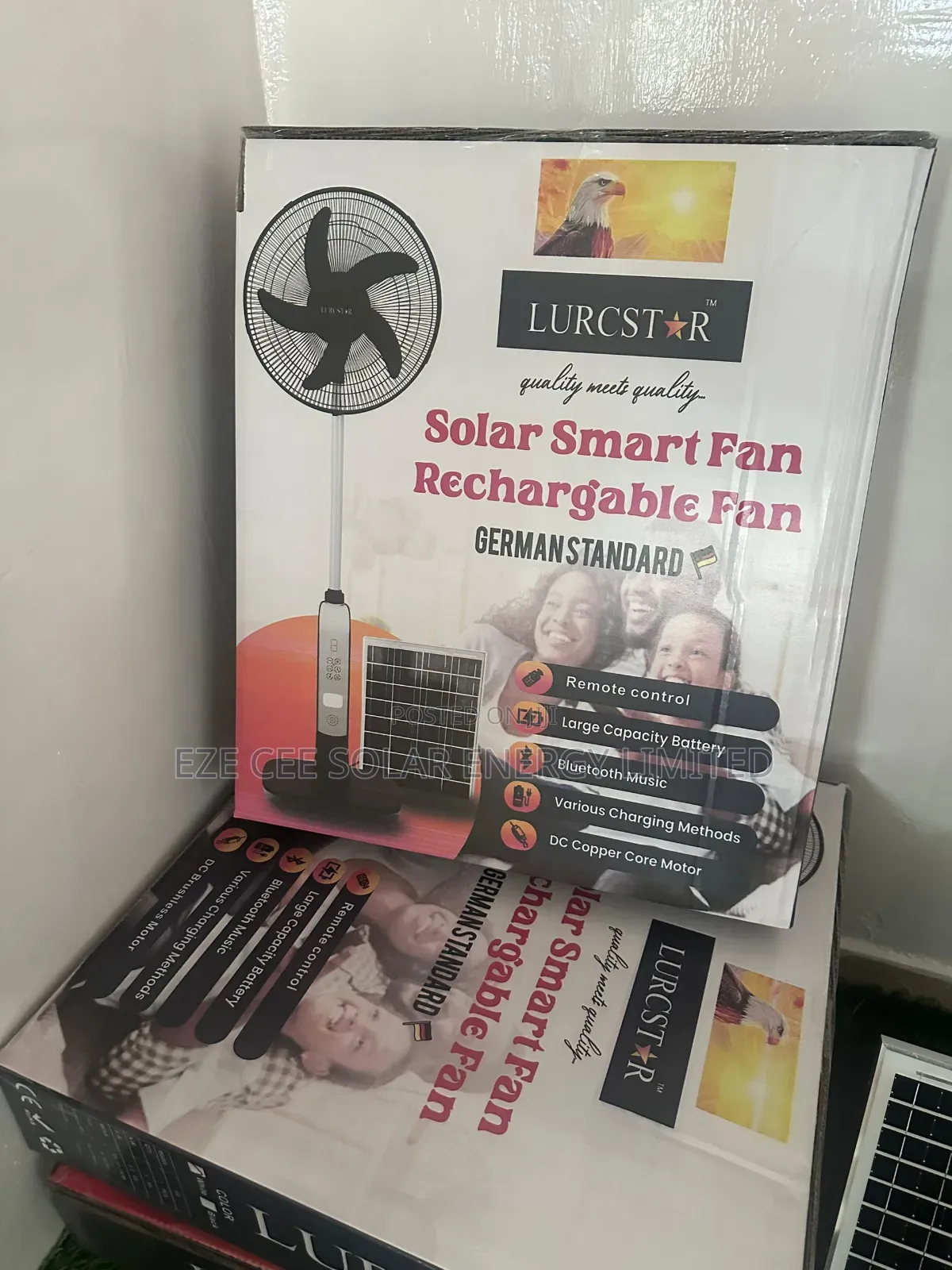 Ac/Dc Rechargeable Smart Standing Fan