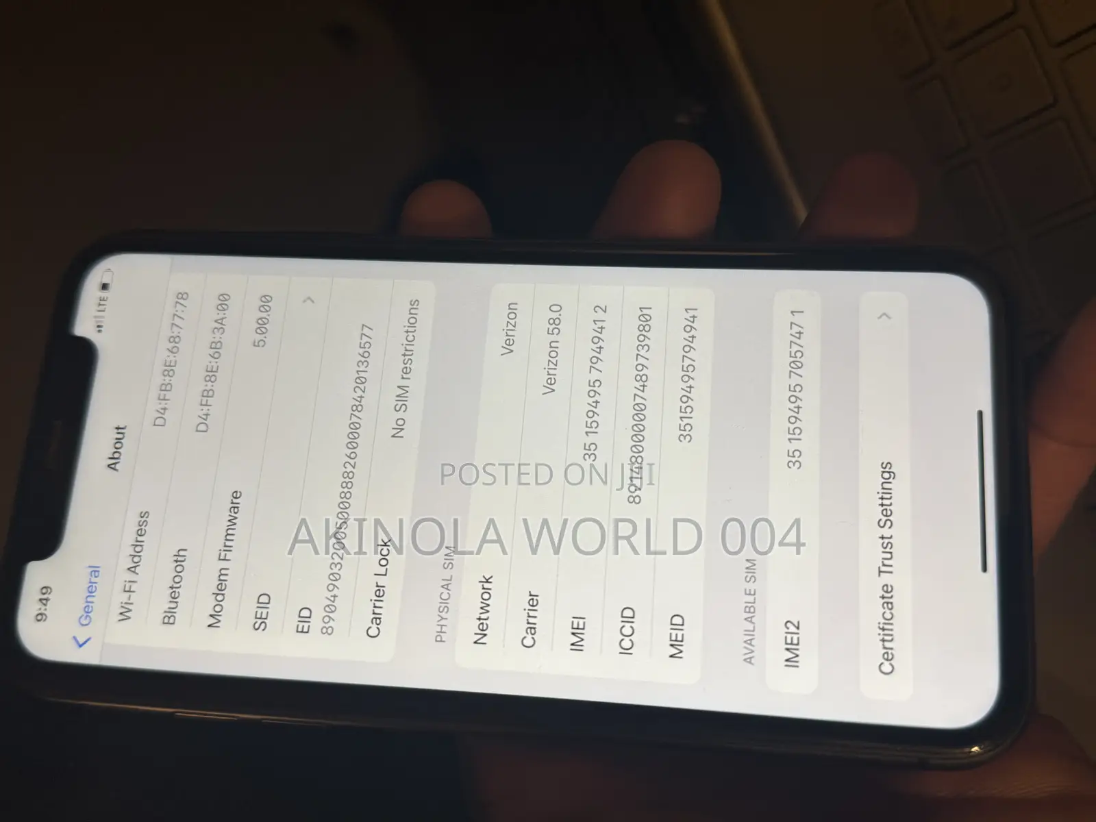 Apple iPhone 11 64 GB Black