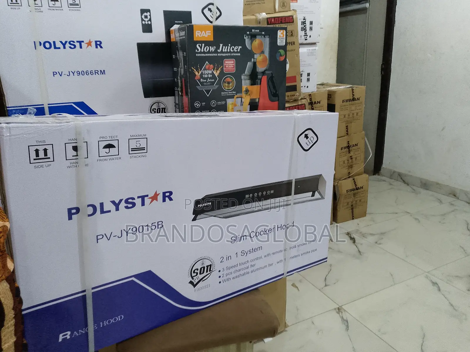 Polystar Digital Display Rangehood With Charcoal Filter- 90cm