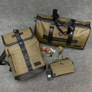 Quality Sunsilk Leather Backpack, Duffel Bag Cross Bag Combo