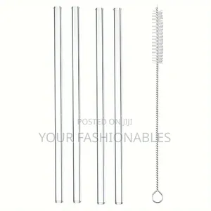 High Quality Borosilicate Glass Straw Set
