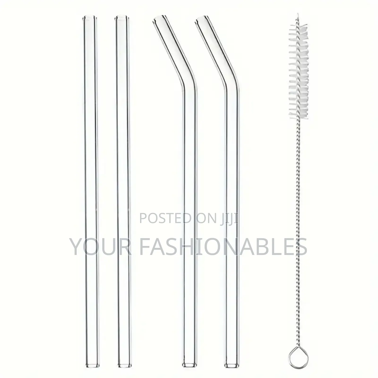 High Quality Borosilicate Glass Straw Set