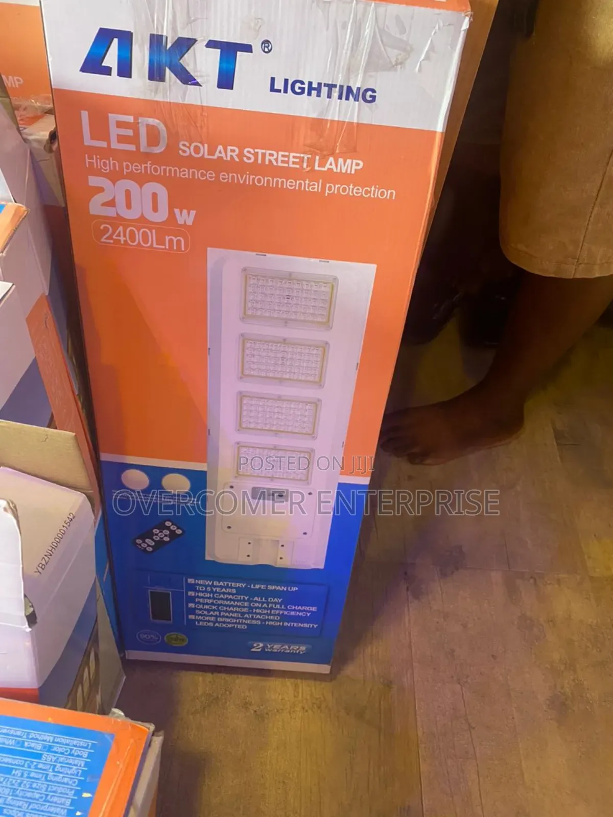 200w Akt Solar Street Lamp