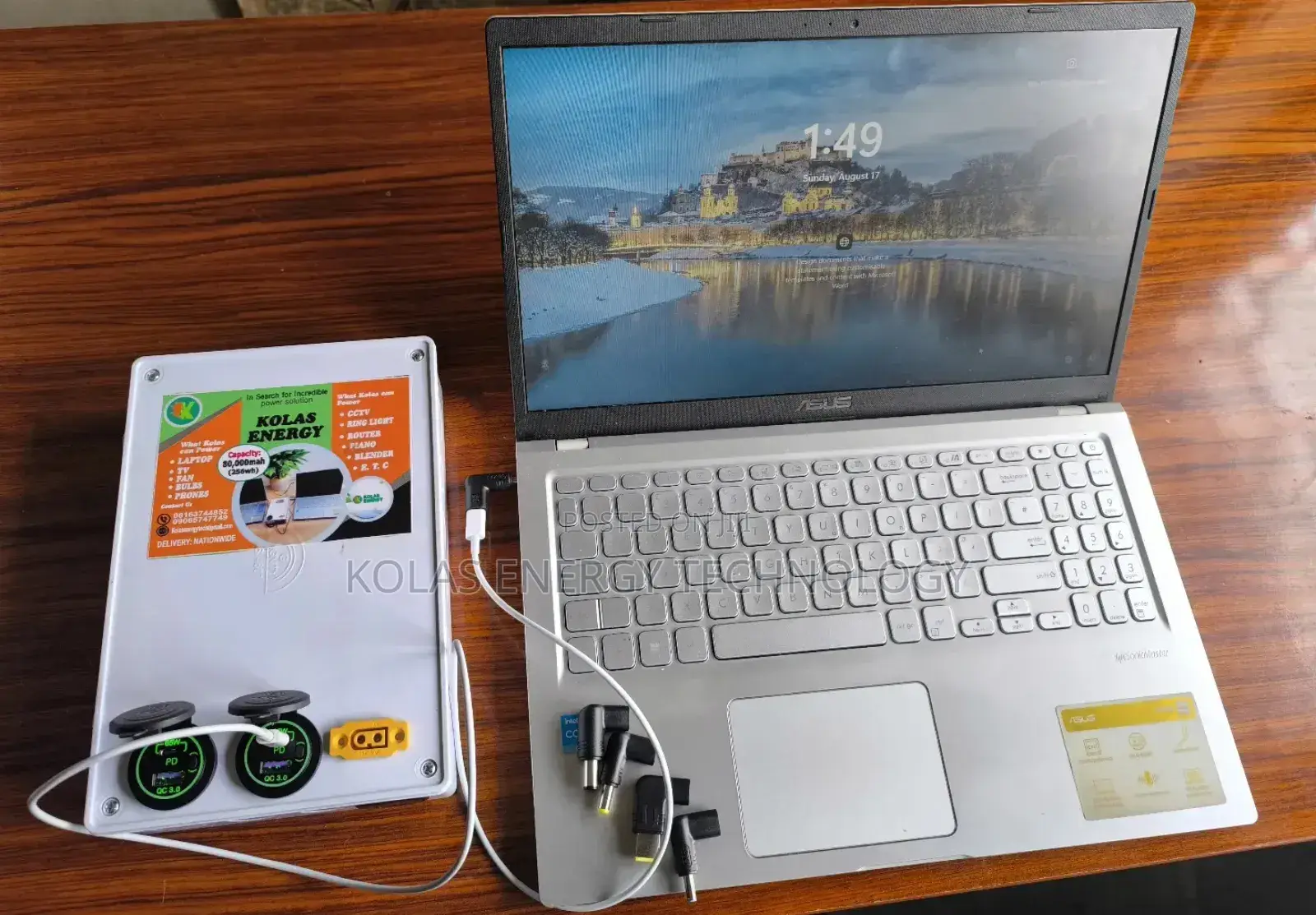 Kolas Laptop Power Bank for Hp, Dell, Mac Book Laptops