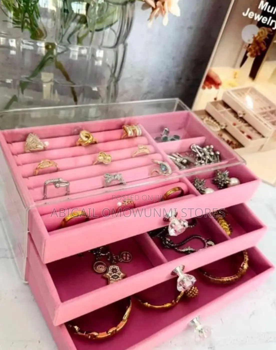 3 Layer Jewelry Storage Box