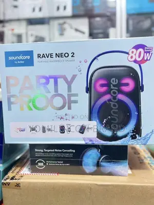 Soundcore Anker Rave Neo 2 Portable Speaker With 80w Stereo Sound