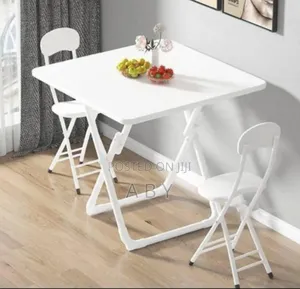 Pure White Table and 2 Chairs